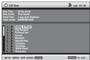 CD Text Disc Title: All By Artist Disc Artist: Pink Island Track Title: Long John Platinum Track Artist: SHIPWRECKED 1. 2. 3. 4. 5. 6. 7. 8. 9. 10. 11. 12. 13. 14. 15. 16. 17. 18. 19. 20. 21. 22. 23. 24. 25. 26. 27. 28. 29. 30. 31. 32. 33. 34. 35. 36. 37. 38. 39. 40. 41. 42. 43. 44. 45. 46. 47. 48. 49. 50. 51. 52. 53. 54. 55. 56. 57. 58. 59. 60. 61. 62. 63. 64. 65. 66. 67. 68. 69. 70. 71. 72. 73. 74. 75. 76. 77. 78. 79. 80. 81. 82. 83. 84. 85. 86. 87. 88. 89. 90. 91. 92. 93. 94. 95. 96. 97. 98. 99. 100.