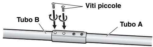 Viti piccole Tubo B Tubo A