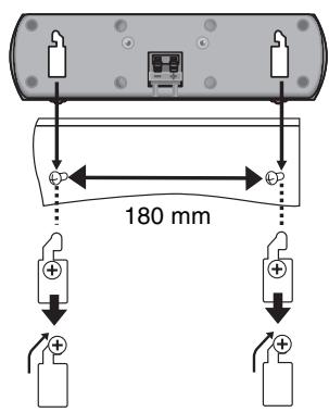 PANASONIC SC-HT885W - ■ Fixation murale - 2