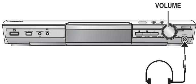 PANASONIC SC-HT885W - Ridurre il volume e collegare la cuffia (non fornita). - 1