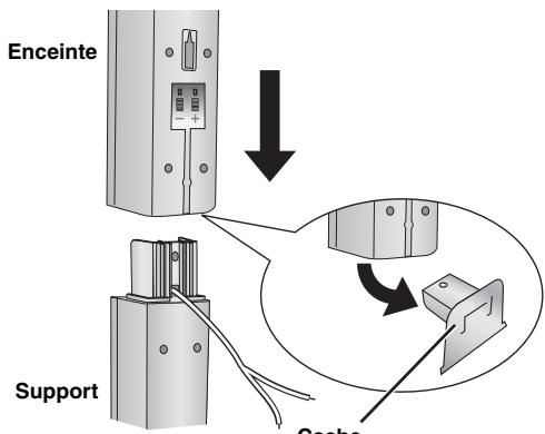 PANASONIC SC-HT990 - Fixez le haut-parleur au support. - 2