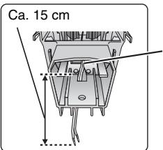 PANASONIC SC-HT990 - Erneute Anbringung des Laufsprecherkabels am Ständer - 2