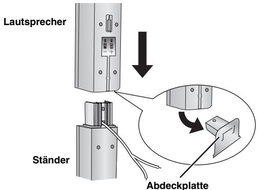 PANASONIC SC-HT990 - Bringen Sie den Laufsprecher am Ständer an. - 2