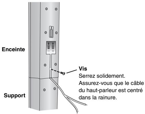 PANASONIC SC-HT990 - Fixez le haut-parleur au support. - 1