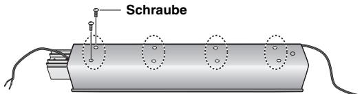 PANASONIC SC-HT990 - Erneute Anbringung des Laufsprecherkabels am Ständer - 1