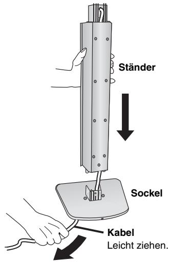 PANASONIC SC-HT990 - Bringen Sie den Ständer am Sockel an. - 2