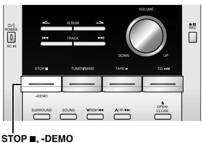 PANASONIC SC-PM21 - Step 3 - DEMO function - 1
