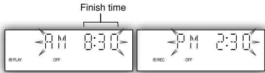 PANASONIC SC-PM21 - Repeat steps 2 to 3 to set the finishing time. - 1