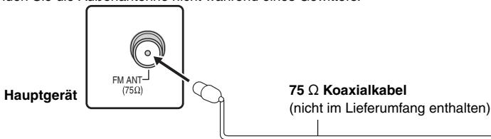 PANASONIC SC-PTX5 - Verwendung einer UKW-Außenantenne (optional) - 1
