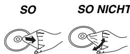 PANASONIC SC-PTX5 - So reinigen Sie Discs - 1