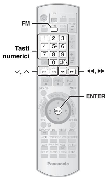 PANASONIC SC-PTX5 - Preselezione delle stazioni radio - 1