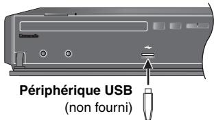 PANASONIC SC-PTX5 - Raccordez la mémoire USB de grande capacité (non fournie). - 1