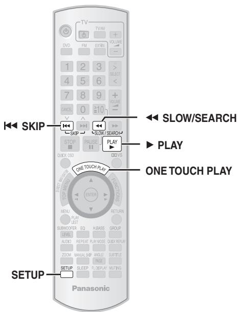 PANASONIC SC-PTX5 - QUICK SETUP erhögt eine schrittweise Einstellung aller Einträge innerhalb des schaffierten Bereichs. - 2