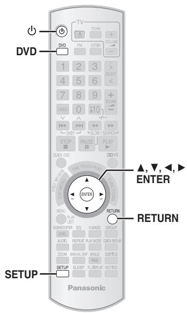 PANASONIC SC-PTX5 - Durchführung eines QUICK SETUP - 2