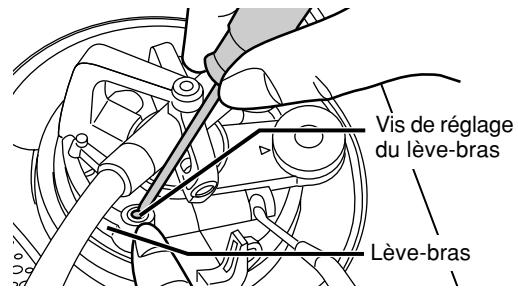 PANASONIC SL-1210MK5 - Utiliser un tournevis pour tourner la vis du lève-bras. - 1