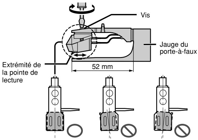 PANASONIC SL-1210MK5 - Réglage du porte-à-faux - 1