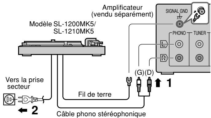 PANASONIC SL-1210MK5 - Fixer le contrepoids à l'extrémité du bras. - 2