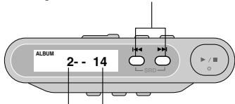 PANASONIC SL-CT510 - Iniciar a reprodução a partir de umálbum (Saltarálbum) - 1