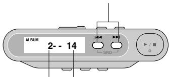 PANASONIC SL-CT510 - Avvio della riproduzione da un album (salto dell'album) - 1