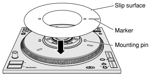 PANASONIC SL-DZ1200 - Attach the slip surface (included) - 1