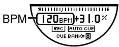 PANASONIC SL-DZ1200 - Adjust [TEMPO] on unit 2 (track B) and match the BPM (beats per minute) on track A and track B by listening - 1