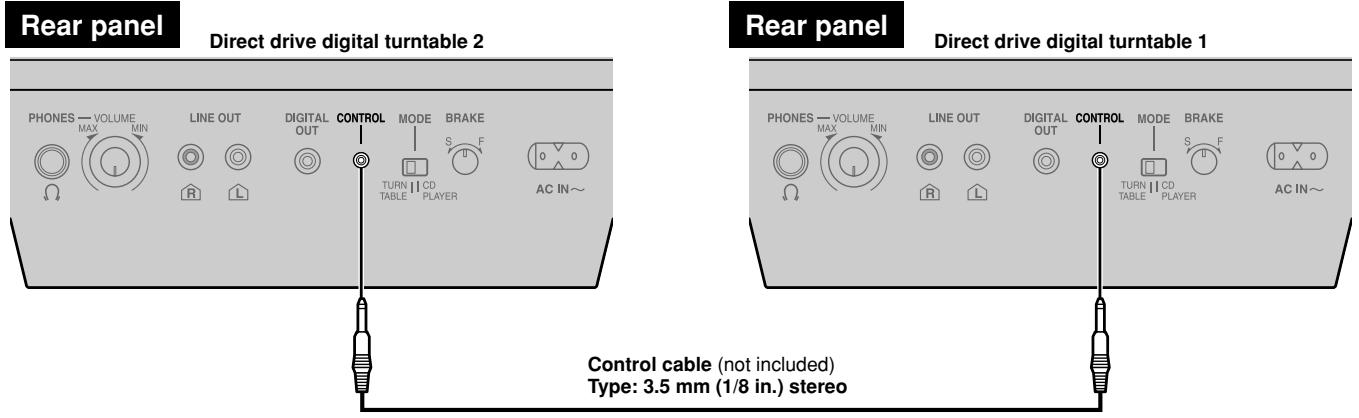PANASONIC SL-DZ1200 - Connecting the control terminals for relay play - 1