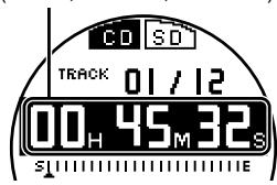 PANASONIC SL-DZ1200 - Display indicator when stopped - 1