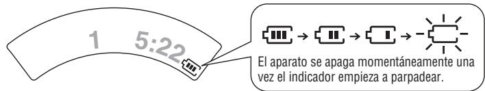 PANASONIC SL-MP76C - Indicator de las pilas - 1