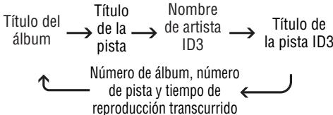 PANASONIC SL-MP76C - Modificación de la visualización - 2