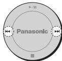 PANASONIC SL-MP76C - Appuyez de manière continue pendant la lecture. - 1