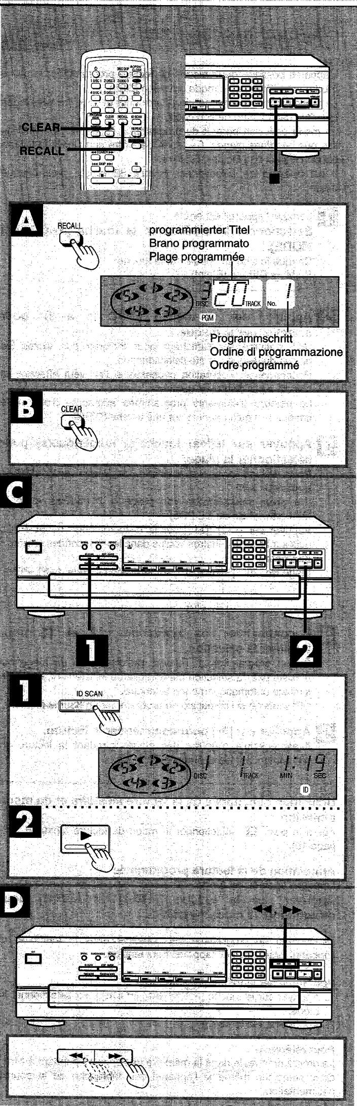 PANASONIC SL-PD9 - Sélectionner le mode avec la touche [PROGRAM MODE]. - 3