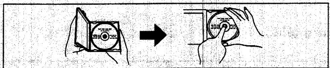 PANASONIC SL-PG360A - Retrait d'un disque de son étui - 1