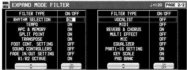 PANASONIC SX-KN7000 - ■ EXPAND MODE FILTER - 1