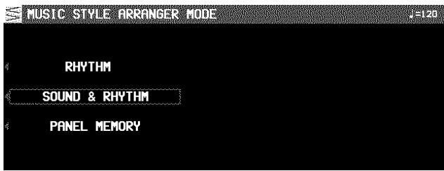 PANASONIC SX-KN7000 - Voici comment changer de style musical au cours d'une interprétation. - 2