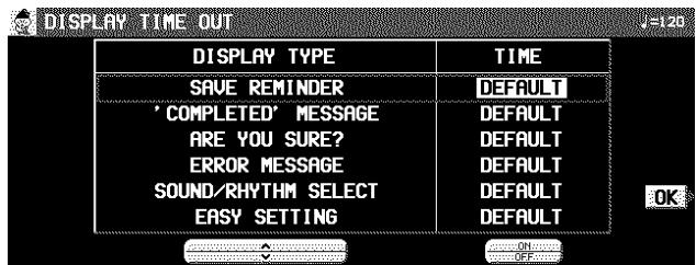 PANASONIC SX-KN7000 - Display Time Out - 1