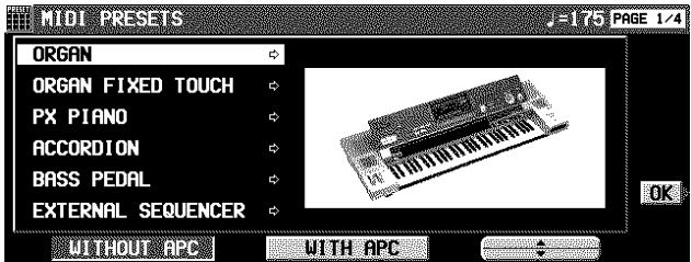 PANASONIC SX-KN7000 - MIDI Presets - 1