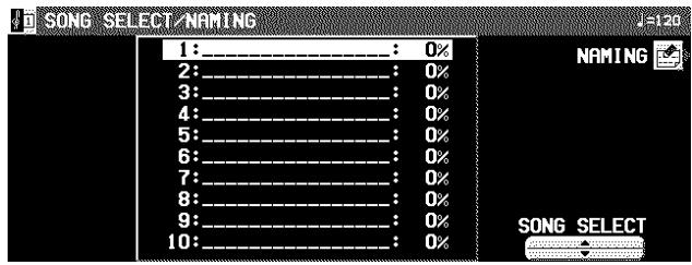 PANASONIC SX-KN7000 - Song Select - 1