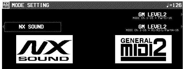 PANASONIC SX-KN7000 - Mode Setting - 1