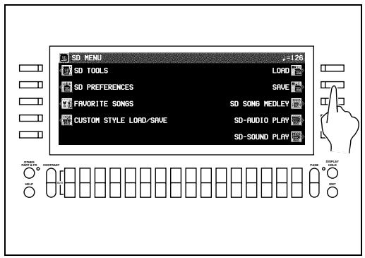 PANASONIC SX-KN7000 - Sauvegardez votre interprétation sur une carte SD - 4