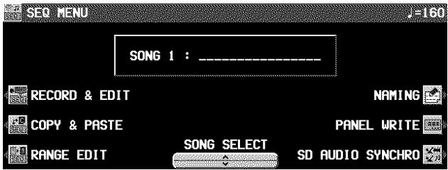 PANASONIC SX-KN7000 - Menu du SEQUENCER - 3