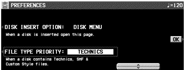 PANASONIC SX-KN7000 - PREFERENCES - 1