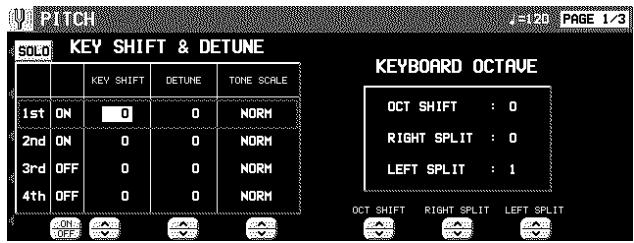 PANASONIC SX-KN7000 - KEY SHIFT & DETUNE - 1