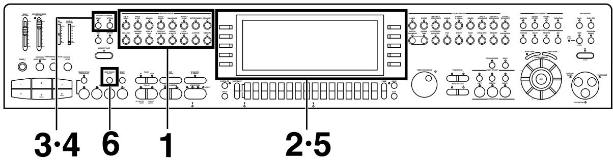 PANASONIC SX-KN7000 - Réglages automatiques du pan- neau de contrôle (ONE TOUCH PLAY) - 1