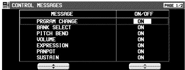 PANASONIC SX-KN7000 - Control Messages - 1