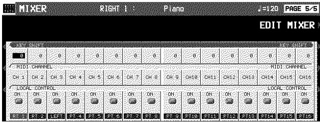 PANASONIC SX-KN7000 - EQUALIZER LOW : - 1