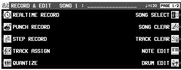 PANASONIC SX-KN7000 - Menu du SEQUENCER - 4