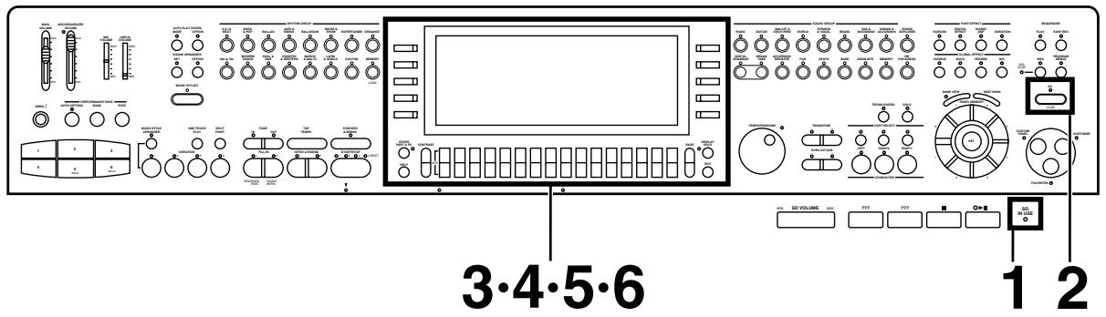 PANASONIC SX-KN7000 - Sauvegardez votre interprétation sur une carte SD - 1