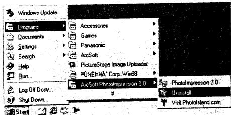 PANASONIC USBKIT - Démarrer le Programme - 4