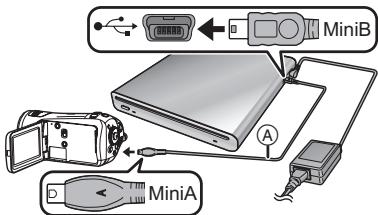 PANASONIC VW-BN1 - Branchez cette unité au caméscope. - 1