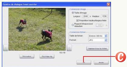 PANASONIC PHOTOFUNSTUDIO 3.0 HD EDITION - Joindre des images à un courriel - 2